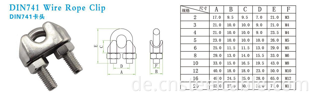 wire rope clip